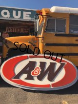 Vintage Advertising A&W Restaurant Store Display Lighted Sign Hard to Find (M390)