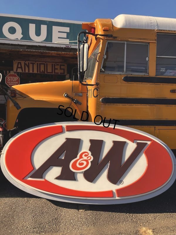画像1: Vintage Advertising A&W Restaurant Store Display Lighted Sign Hard to Find (M390)