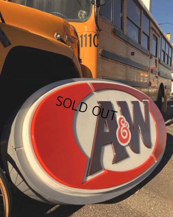 画像2: Vintage Advertising A&W Restaurant Store Display Lighted Sign Hard to Find (M390)