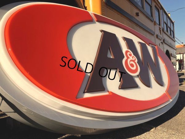 画像13: Vintage Advertising A&W Restaurant Store Display Lighted Sign Hard to Find (M390)