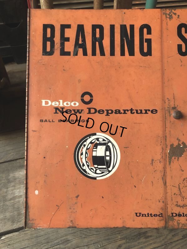 画像13: 50s Vintage Delco Hyatt Bearing Service Industrial Store Display Cabinet (M391)