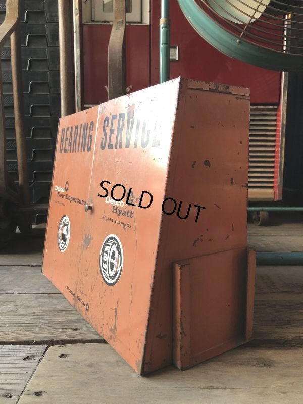 画像4: 50s Vintage Delco Hyatt Bearing Service Industrial Store Display Cabinet (M391)