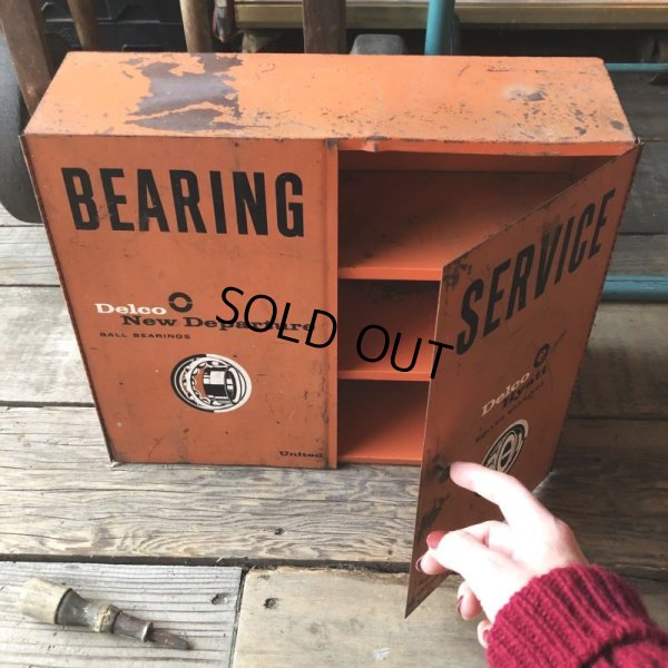 画像18: 50s Vintage Delco Hyatt Bearing Service Industrial Store Display Cabinet (M391)