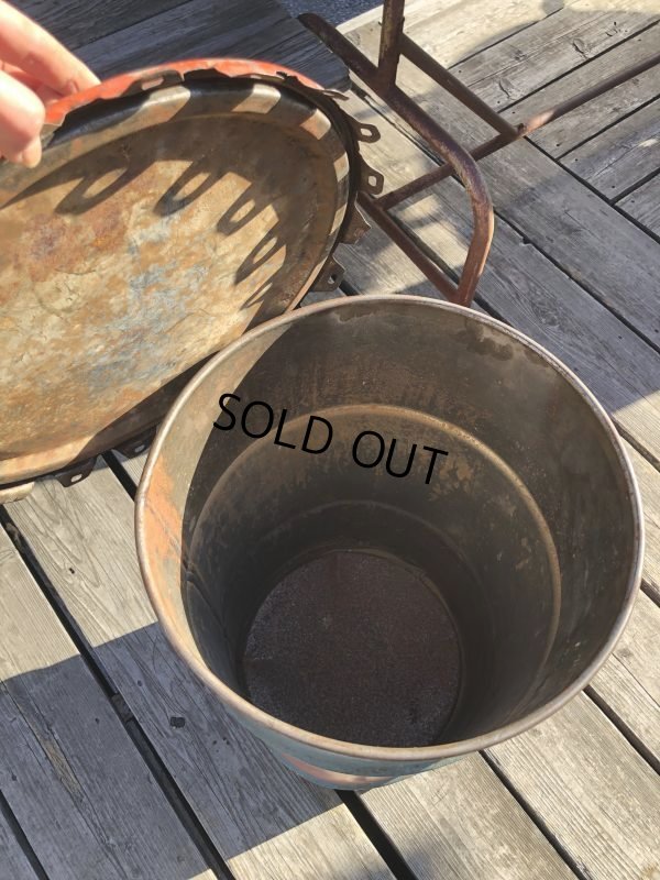 画像9: Vintage Drum Oil Can Gulf Muliti-Porpose Gear Lubricant 90 16 U.S. GALLONS (M394)