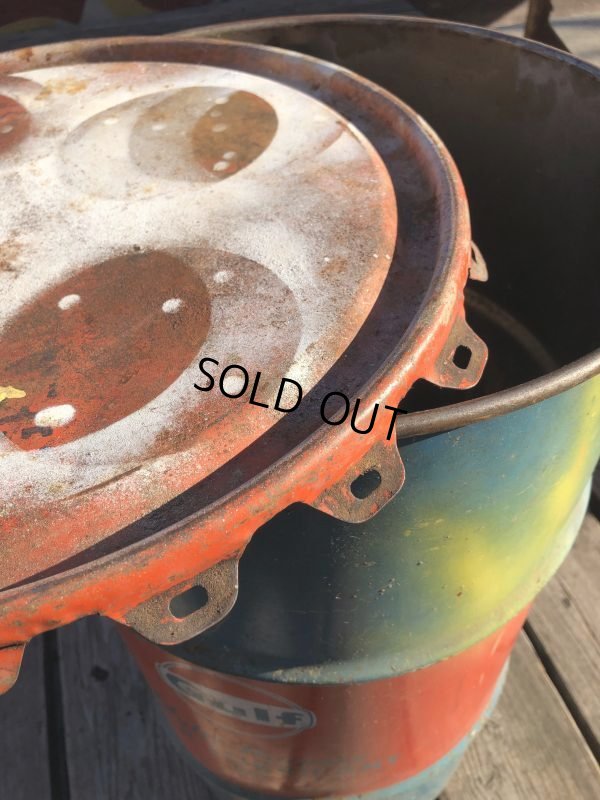 画像8: Vintage Drum Oil Can Gulf Muliti-Porpose Gear Lubricant 90 16 U.S. GALLONS (M394)