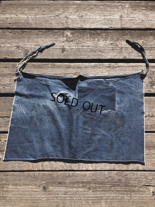画像7: Vintage Work Apron Denim (M401) 