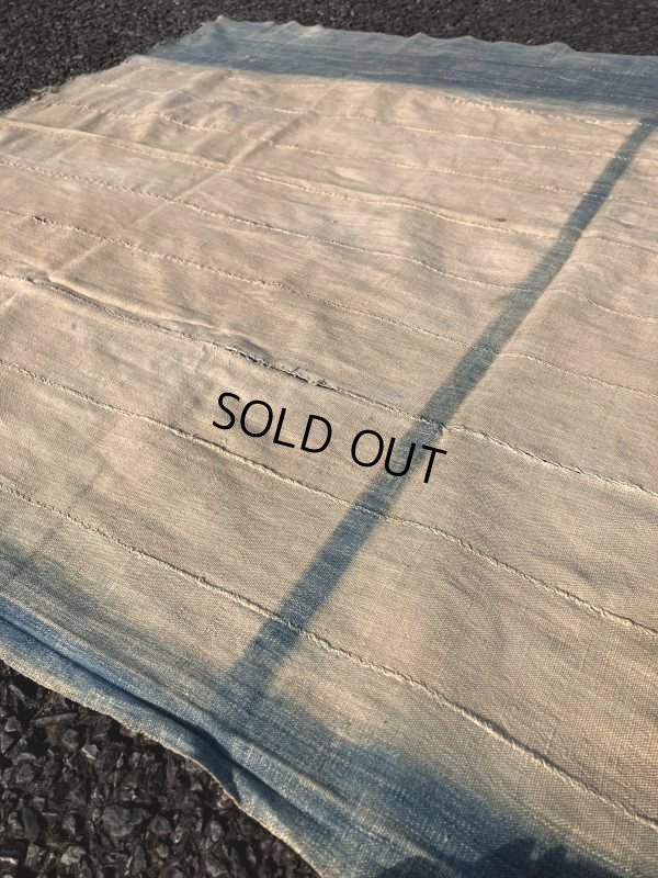 画像19: Vintage African Indigo Fabric Cloth Rag (M395) 