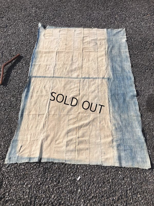 画像17: Vintage African Indigo Fabric Cloth Rag (M395) 