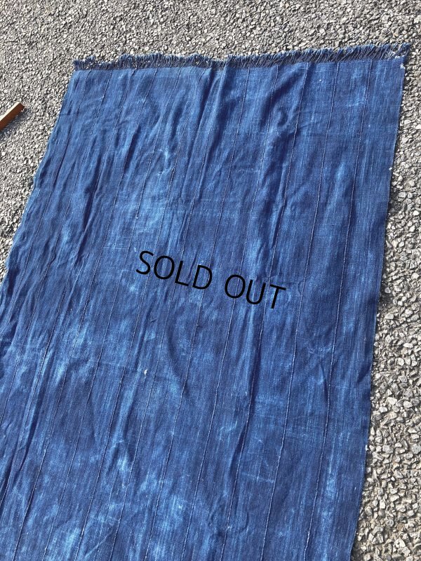 画像10: Vintage African Indigo Fabric Cloth Rag (M397) 