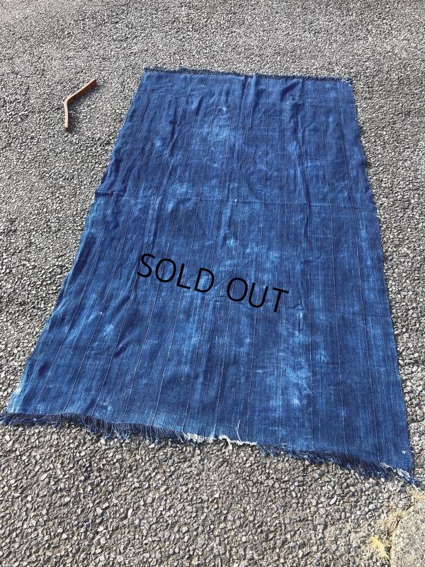 画像9: Vintage African Indigo Fabric Cloth Rag (M397) 