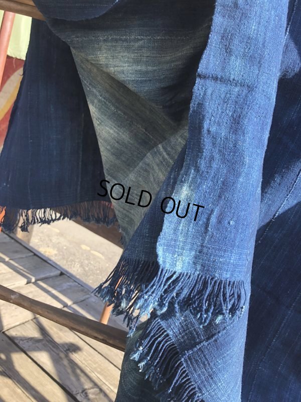 画像3: Vintage African Indigo Fabric Cloth Rag (M397) 