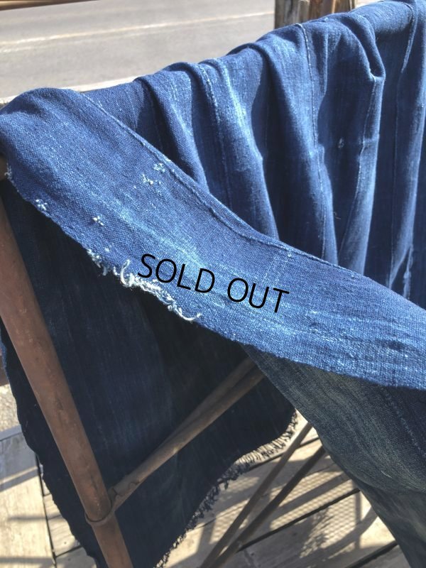 画像2: Vintage African Indigo Fabric Cloth Rag (M397) 