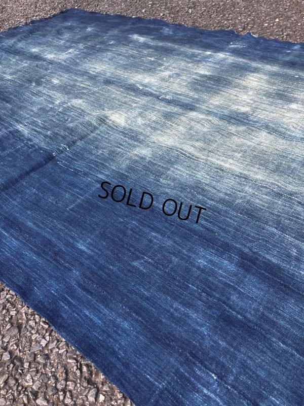 画像14: Vintage African Indigo Fabric Cloth Rag (M397) 