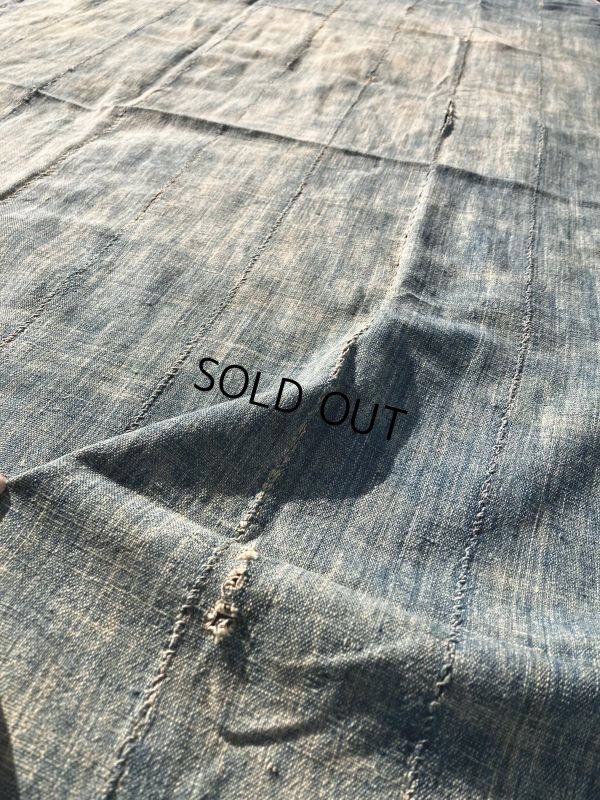 画像14: Vintage African Indigo Fabric Cloth Rag (M395) 