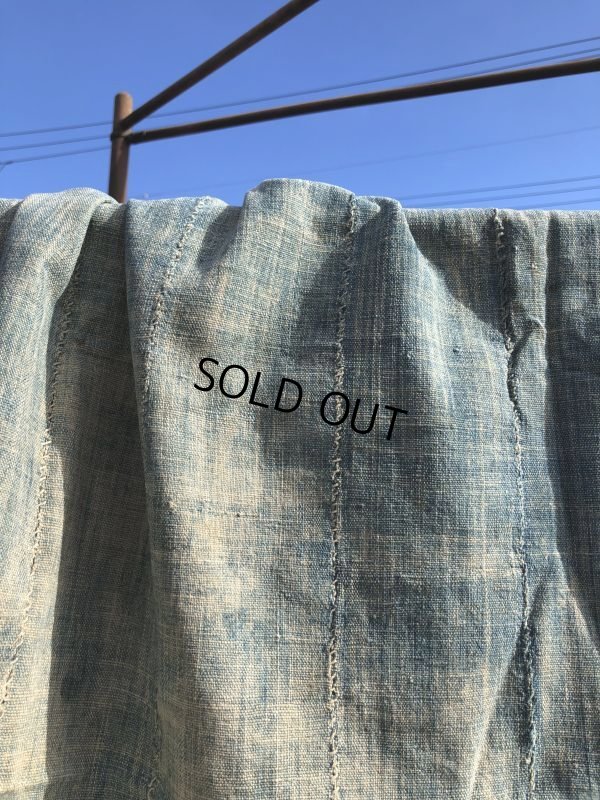 画像5: Vintage African Indigo Fabric Cloth Rag (M395) 