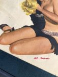 画像4: 1951 Esquire Magazine Al Moore Pin-Up Girls Calendar w/Frame (M403)