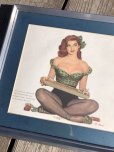 画像5: 1951 Esquire Magazine Al Moore Pin-Up Girls Calendar w/Frame (M404)