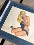 画像6: 1951 Esquire Magazine Al Moore Pin-Up Girls Calendar w/Frame (M403)