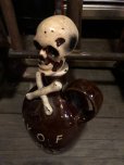 画像2: 50s Vintage JAPAN Skull Poison Bottle Decanter (B406) (2)