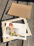 画像8: 1951 Esquire Magazine Al Moore Pin-Up Girls Calendar w/Frame (M403)