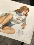 画像8: 1951 Esquire Magazine Al Moore Pin-Up Girls Calendar w/Frame (M404)