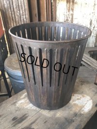 Vintage DAN - DEE Industrial Metal Trush Can (M407)