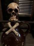 画像6: 50s Vintage JAPAN Skull Poison Bottle Decanter (B406)