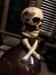 画像5: 50s Vintage JAPAN Skull Poison Bottle Decanter (B406)