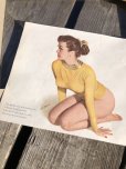 画像8: 1951 Esquire Magazine Al Moore Pin-Up Girls Calendar w/Frame (M402)