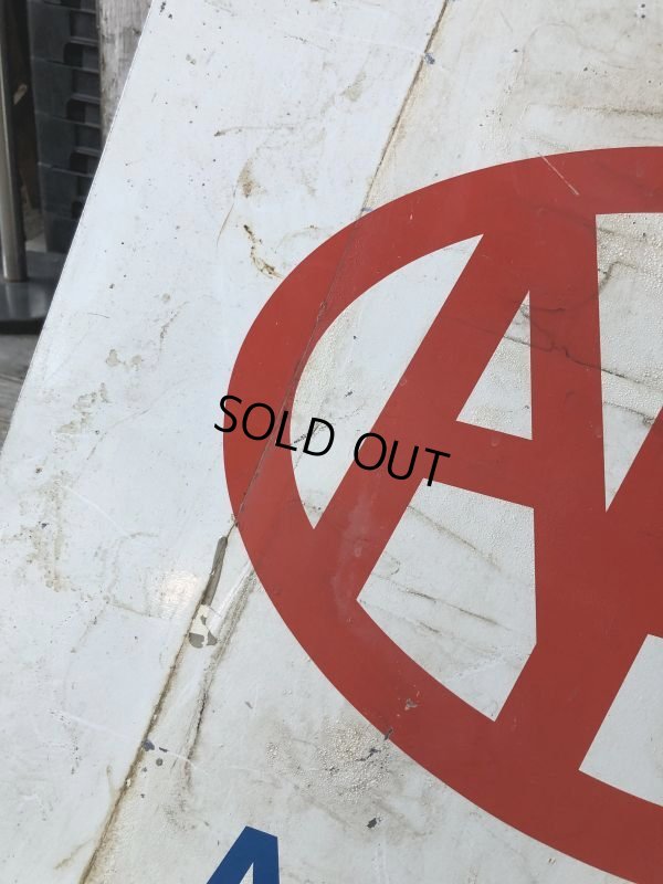 画像14: 90s Vintage AAA Approved Double Sided Metal Sign (M410)