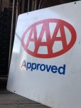 画像5: 90s Vintage AAA Approved Double Sided Metal Sign (M410)