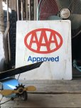 画像19: 90s Vintage AAA Approved Double Sided Metal Sign (M410)