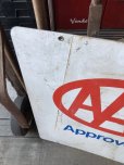 画像13: 90s Vintage AAA Approved Double Sided Metal Sign (M410)