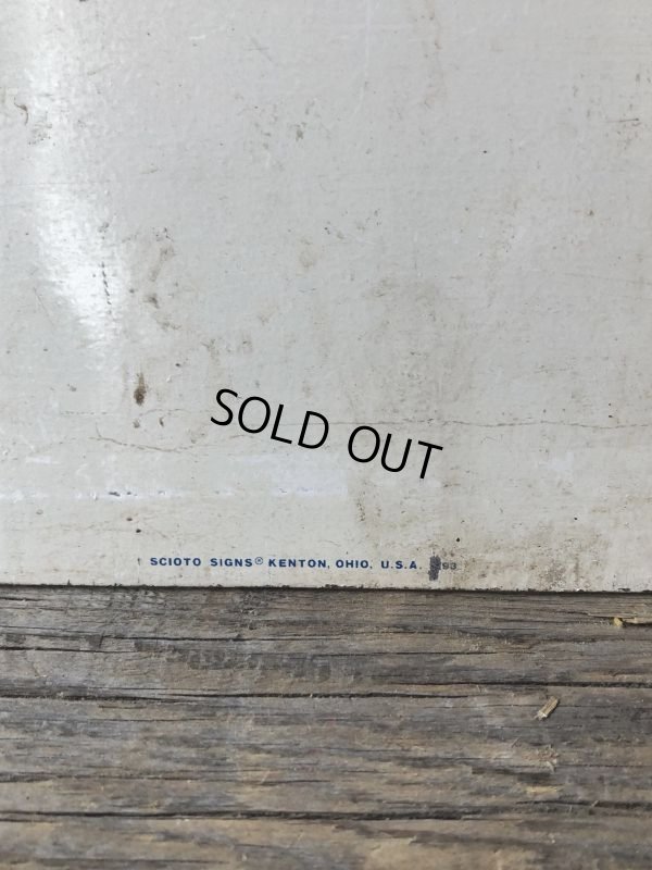 画像8: 90s Vintage AAA Approved Double Sided Metal Sign (M410)