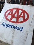 画像18: 90s Vintage AAA Approved Double Sided Metal Sign (M410)