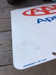 画像7: 90s Vintage AAA Approved Double Sided Metal Sign (M410)