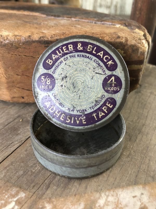 画像1: Vintage BAUER & BLACK ADHESIVE TAPE Can (M424)
