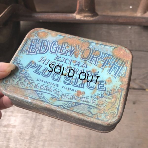 画像1: Vintage Can EDGEWORTH Plug Slice TABACCO (M418)