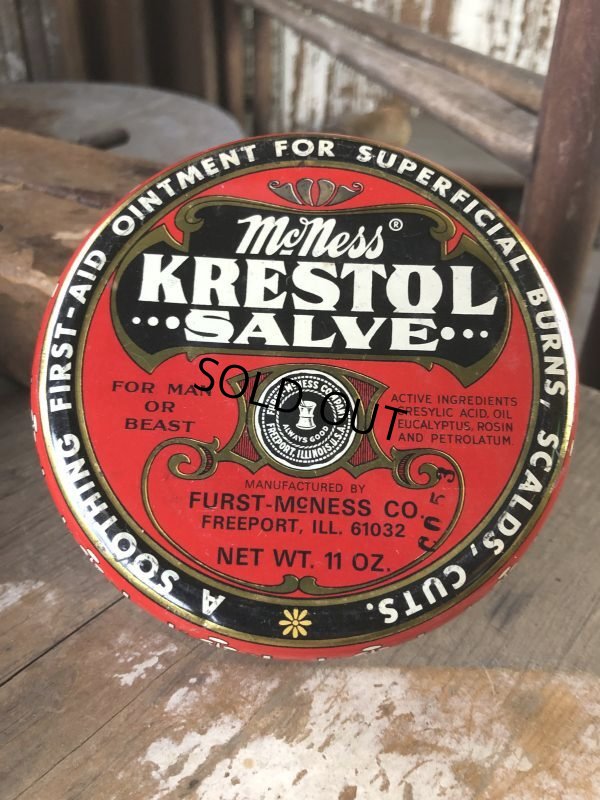 画像5: Vintage Mc Ness KRESTOL SALVE Can (M415)