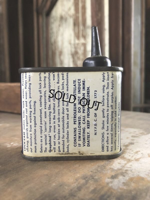 画像3: Vintage LOCK-EASE Lock Fluid Can (M414)