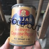 Vintage RAJAH Ground Cayenne Pepper Can (M422)