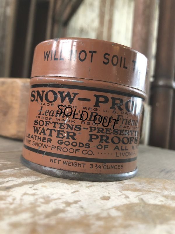 画像7: Vintage Leather's Best Friend SNOW-PROOF WATERPROOFING Can (M422)