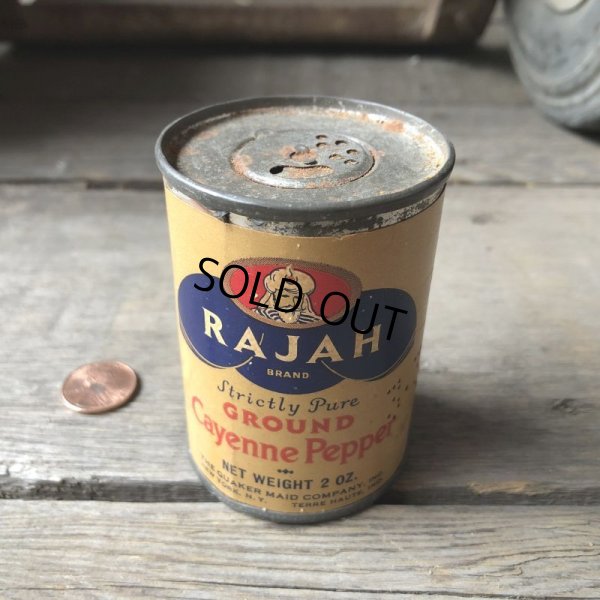 画像5: Vintage RAJAH Ground Cayenne Pepper Can (M422)