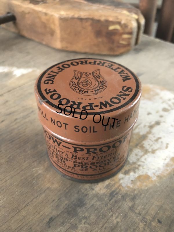 画像6: Vintage Leather's Best Friend SNOW-PROOF WATERPROOFING Can (M422)