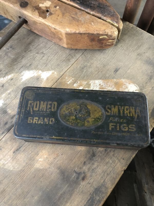 画像2: Vintage Romeo Brand Smyrna Pulled Fig Can (M411)