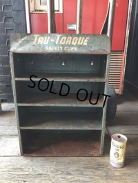 Vintage TRU-TORQUE SAFETY CUPS Store Display Rack (M435)