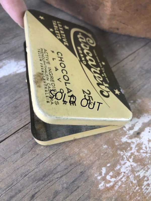 画像4: Vintage Cascarets Brand Chocolate Flavor Tablets Can (M426)