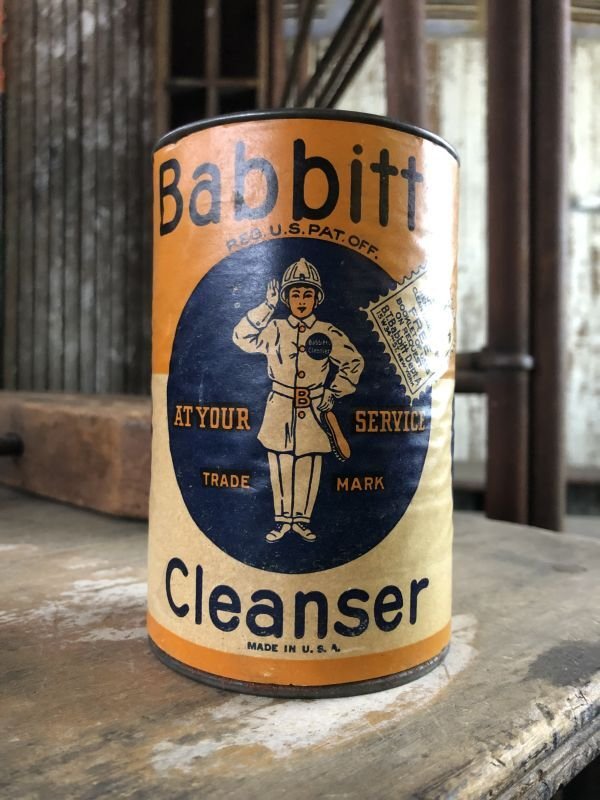 画像1: Vintage Babbitt Cleanser Can (M432)