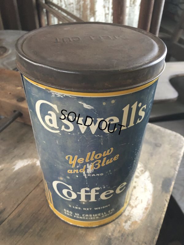 画像7: Vintage Caswell's Coffee 3 LBS Can (M428)