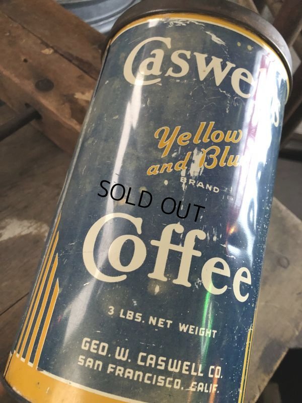 画像8: Vintage Caswell's Coffee 3 LBS Can (M428)